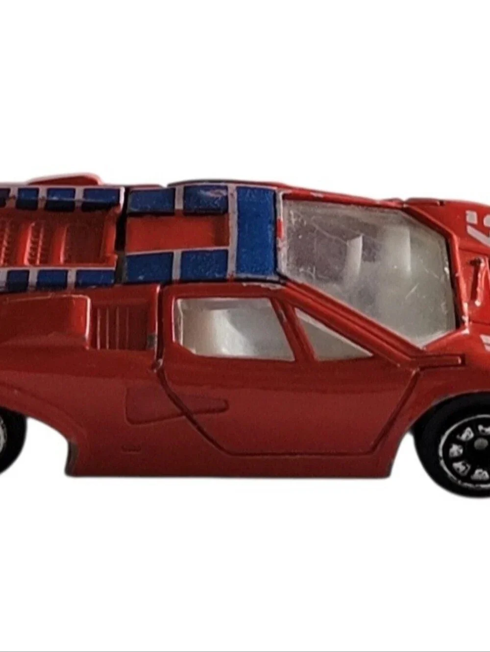 Yatming Lamborghini Countach Tomica Design Red #45 Racing Decals Die-Cast 1:64 T